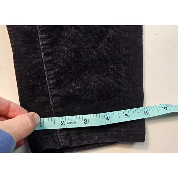 Kut From The Kloth Dianna Black Corduroy Skinny Jeans 10 - Picture 7 of 10